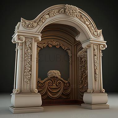 3D model Chuppah (STL)